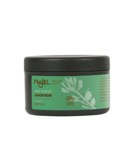 Savon Noir l'Huile d'Argan Bio Cosmos Natural 180g Najel