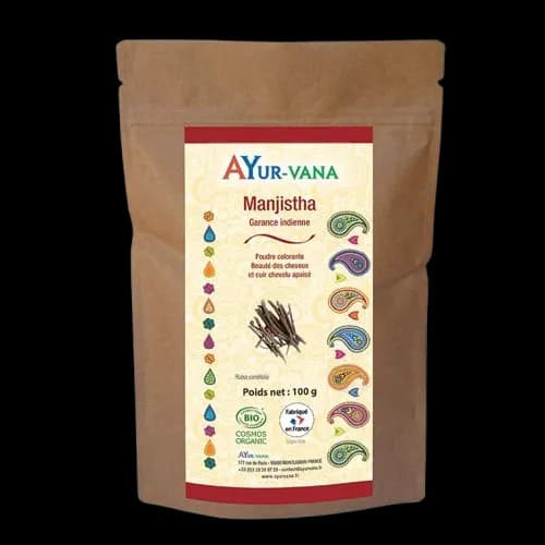 Manjistha (Garance) Bio – Poudre 100g